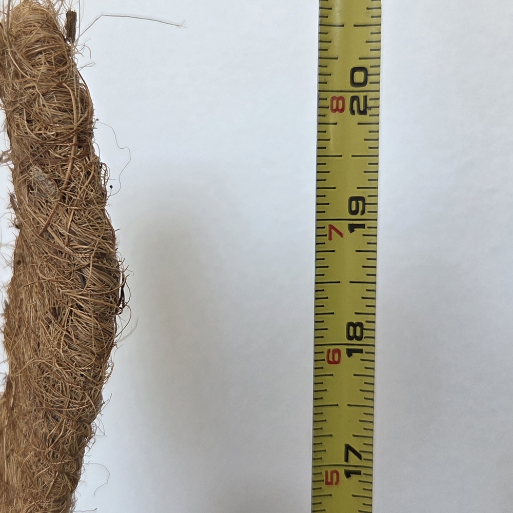 Rustic Rabbit Planter Basket in Natural Brown - Picture 6 of 11